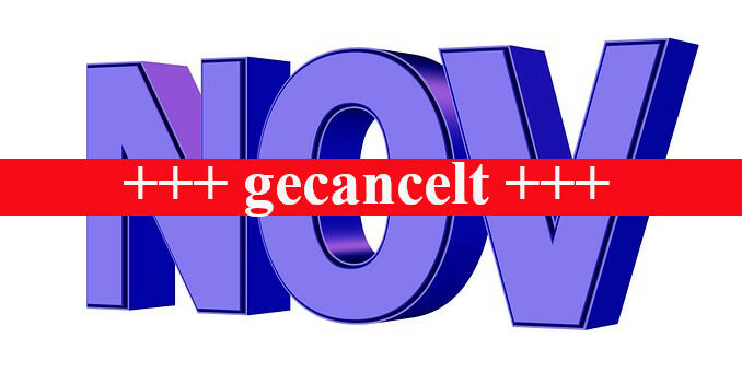 November Veranstaltungen Goerlitz gecancelt November Veranstaltungen Goerlitz gecancelt