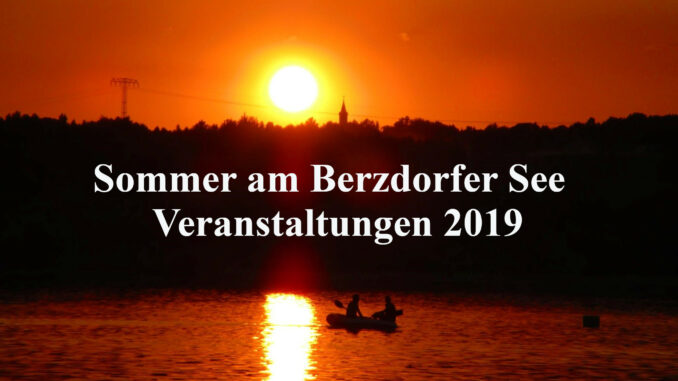 Termine Sommer Berzdorfer See