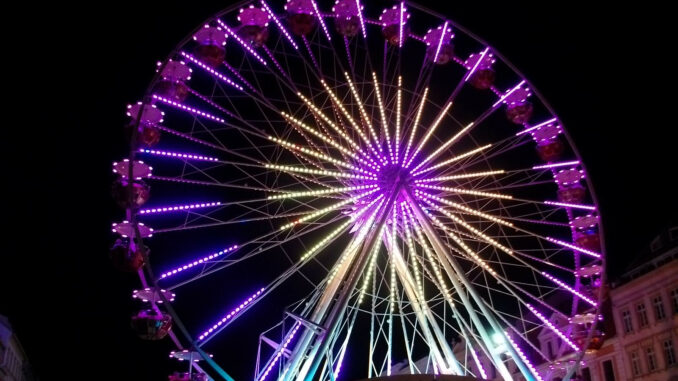 Riesenrad Obermarkt Altstadtfest 2015