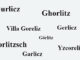Viele Namen von Goerlitz seit 1071