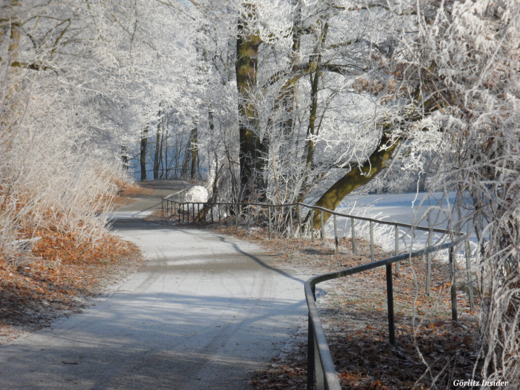 Neißetal Görlitz Eiszauber