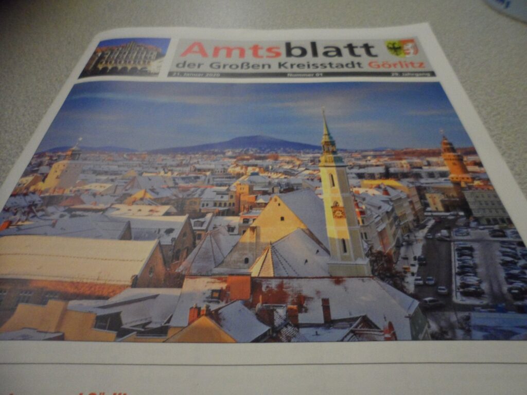 Das neue Amtsblatt Stadt Görlitz