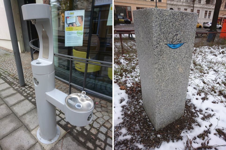 Vogeltränke Trinkwasserbrunnen