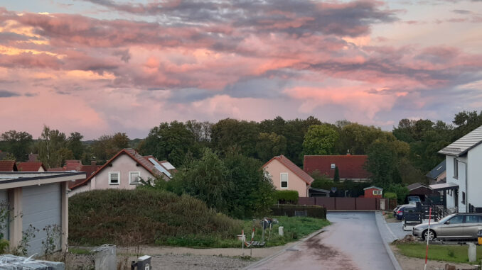 Abziehendes GEwitter Abziehendes GEwitter