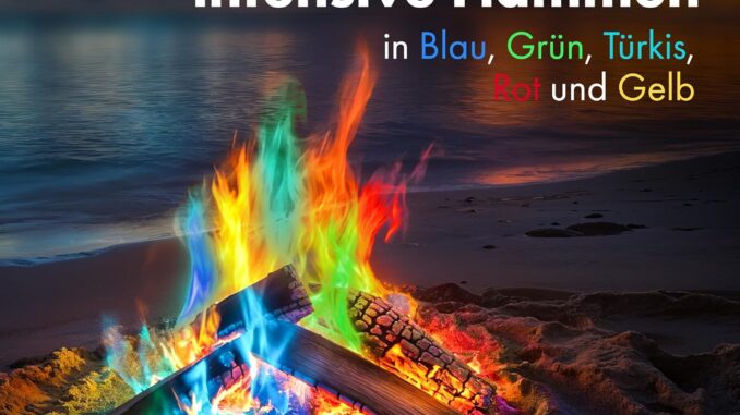 Pulver für farbige Flammen