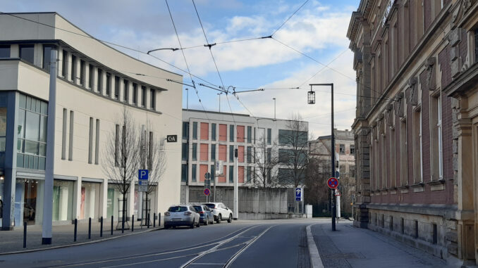 Straßenbahn nach Moys