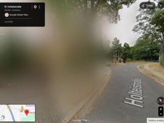 Google Streetview Haus löschen