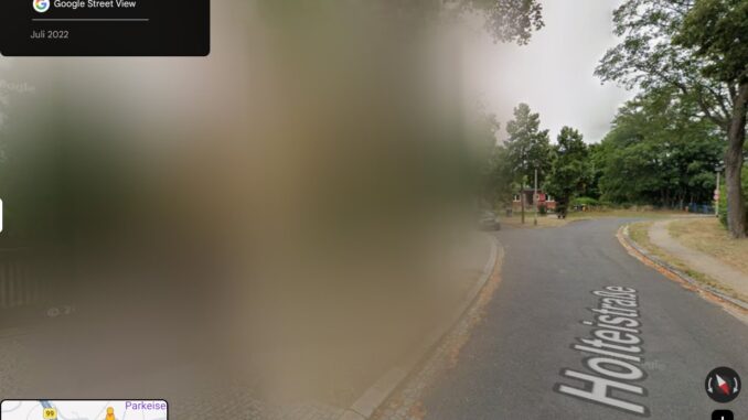 Google Streetview Haus löschen