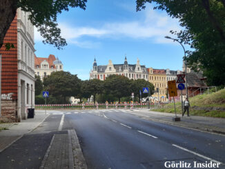 Luther Straße offen Baustelle Brautwiesenplatz