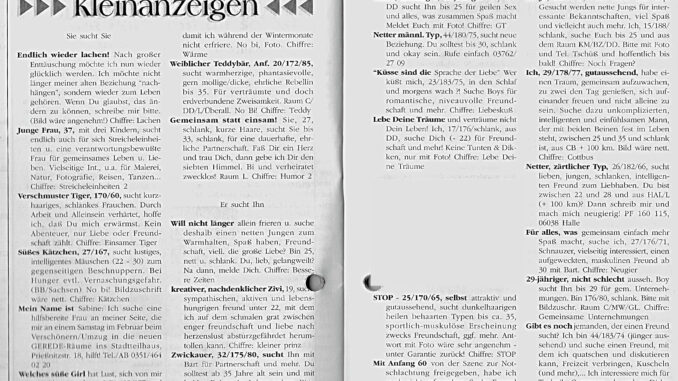 Kontaktanzeigen Er sucht Ihn Gegenpol